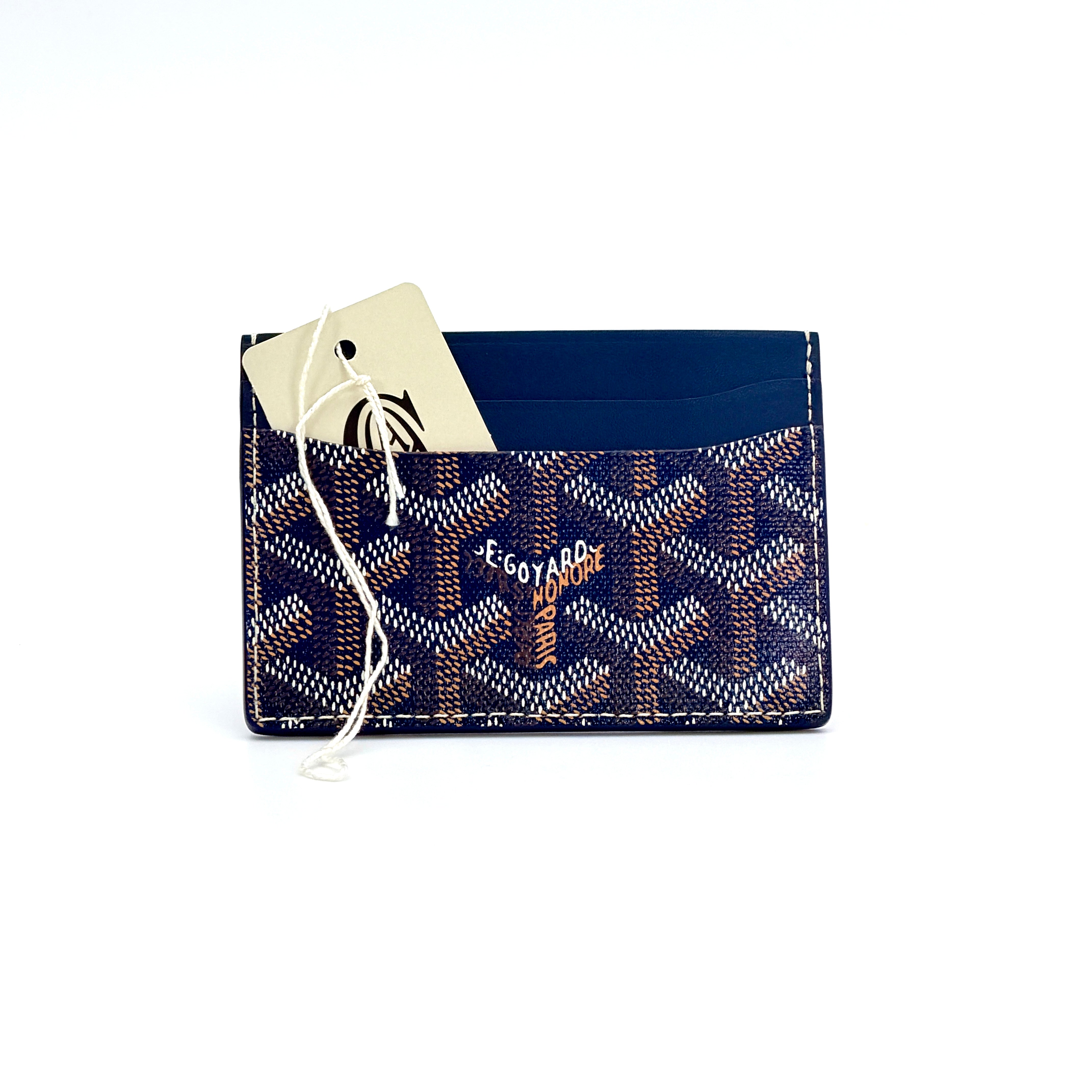 Goyard Saint Sulpice Card Wallet - Navy Blue
