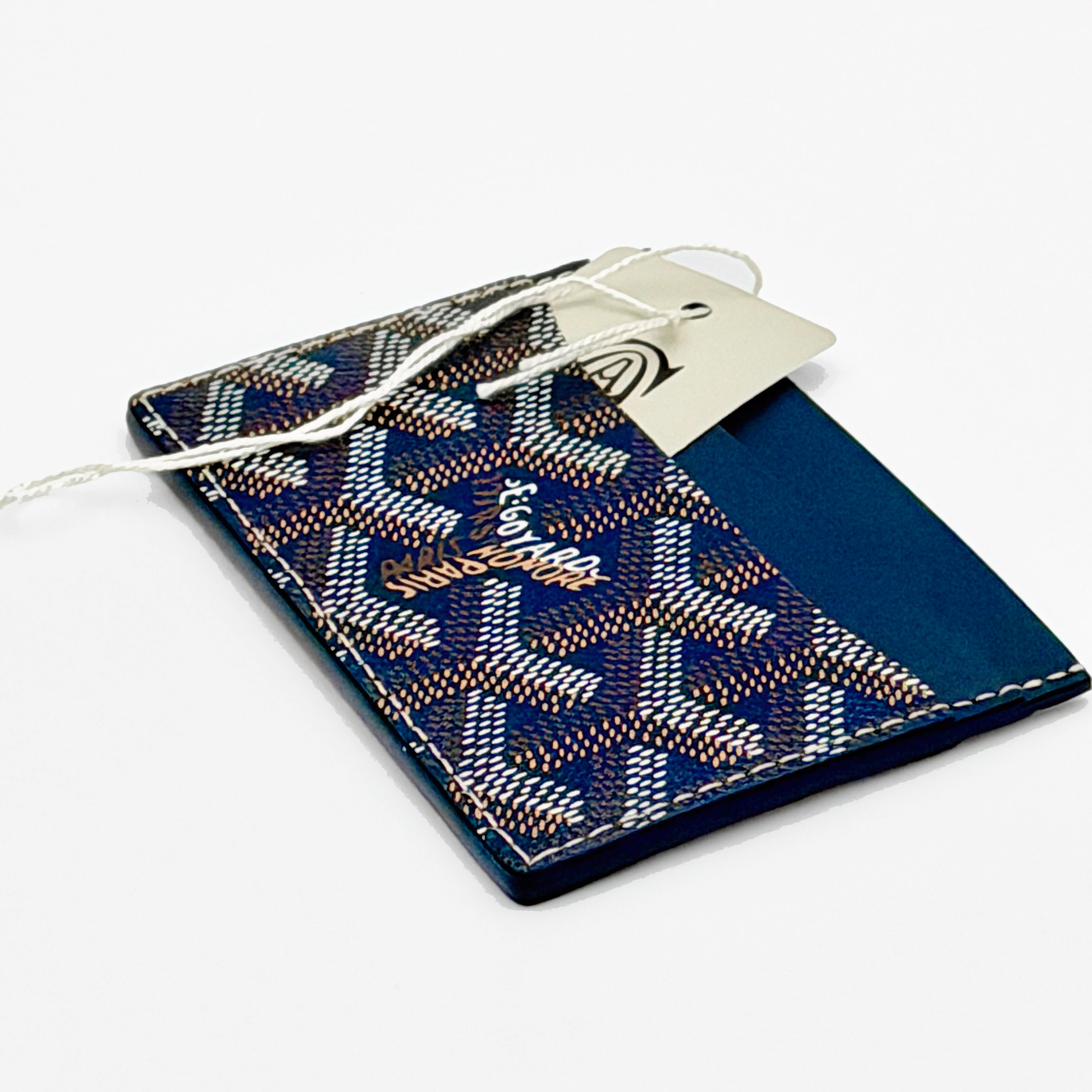 Goyard Saint Sulpice Card Wallet - Navy Blue