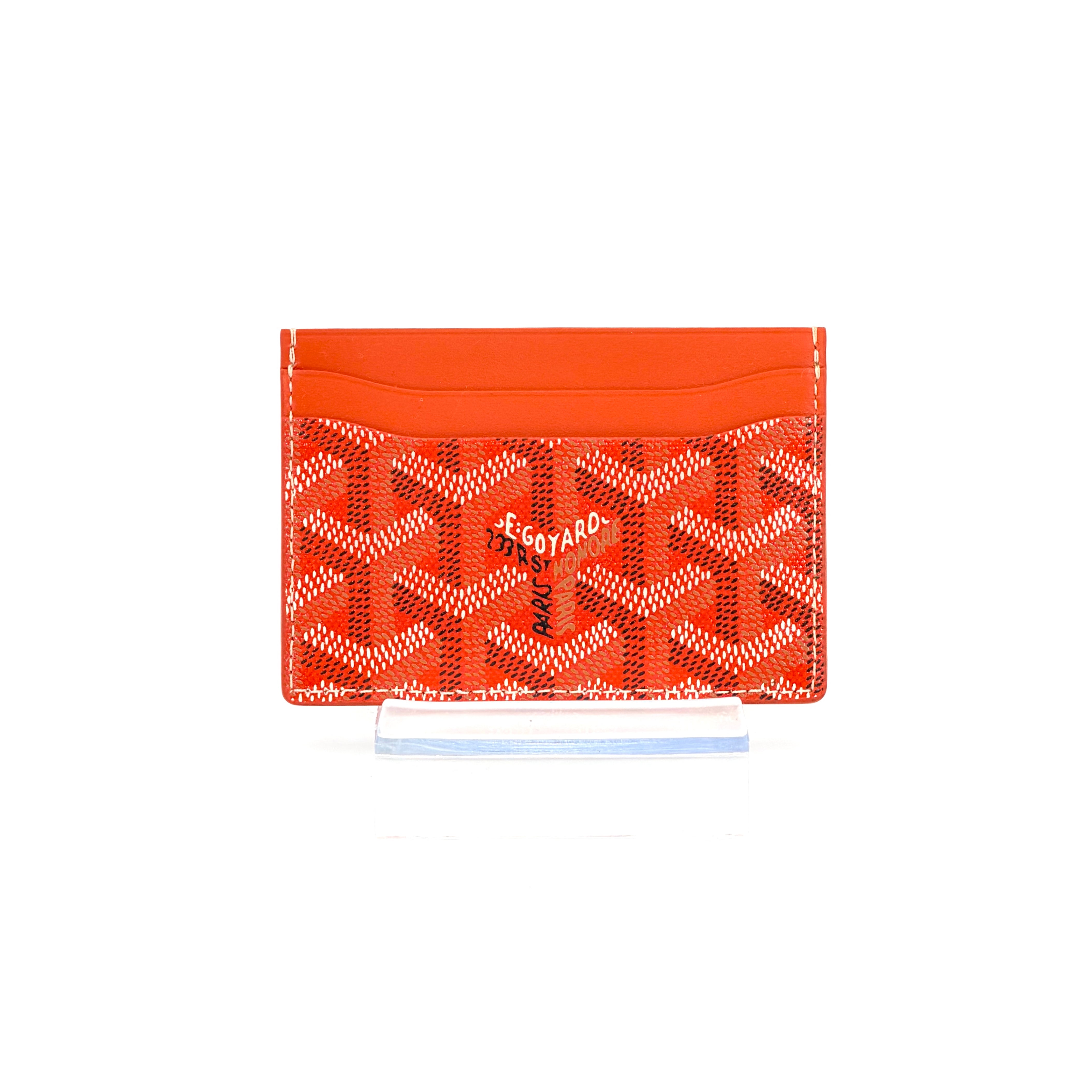 Goyard Saint Sulpice Card Wallet - Orange