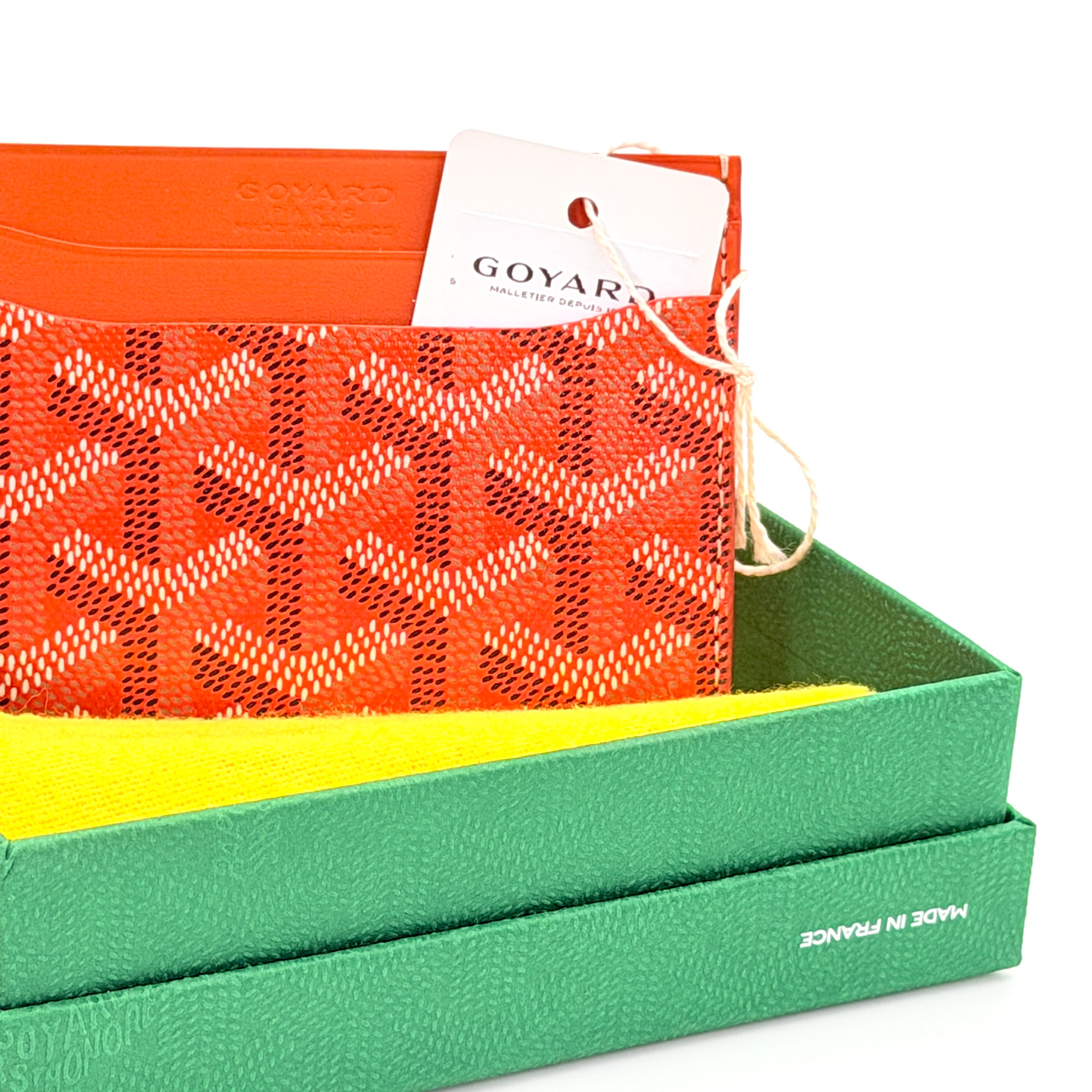 Goyard Saint Sulpice Card Wallet - Orange