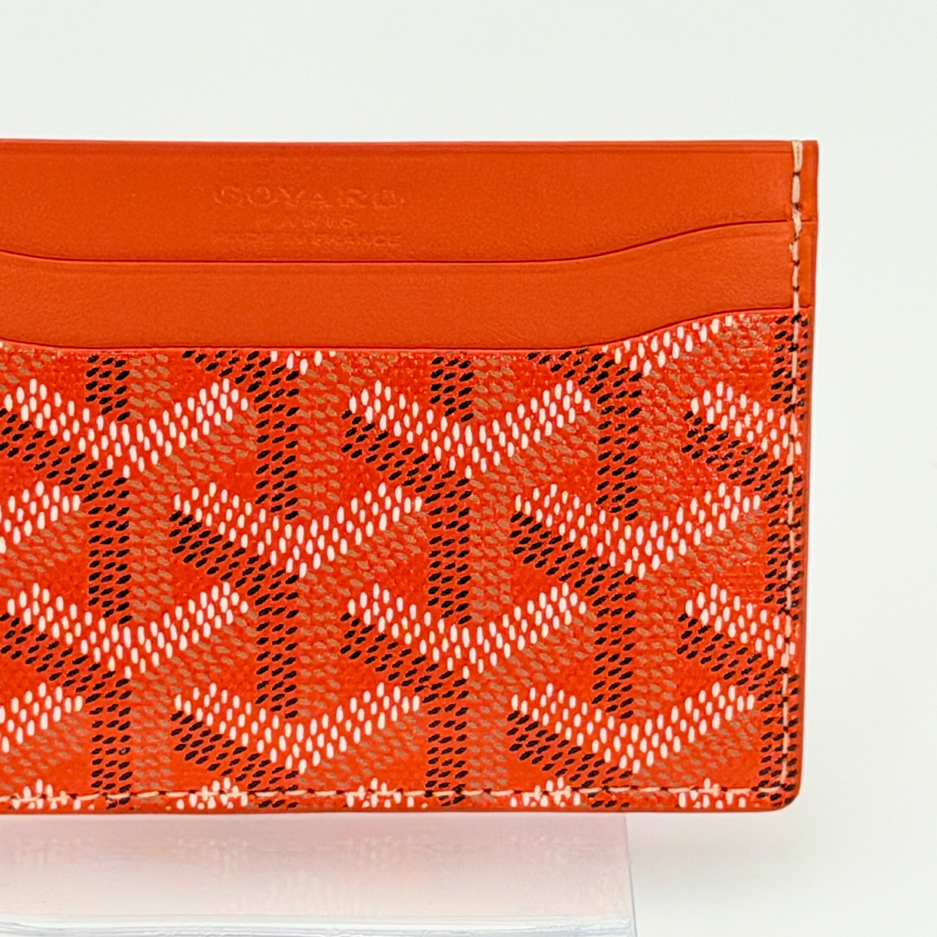 Goyard Saint Sulpice Card Wallet - Orange