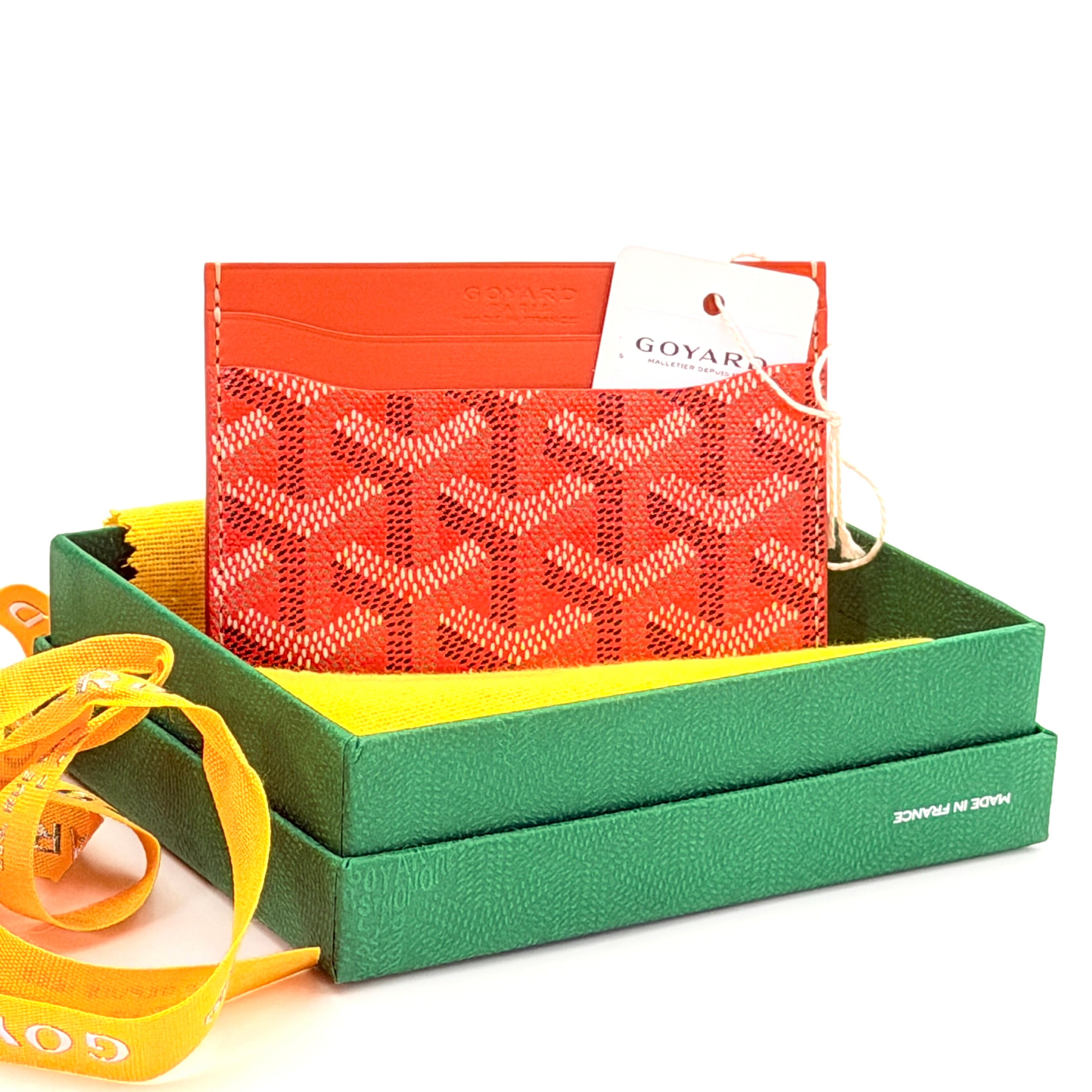 Goyard Saint Sulpice Card Wallet - Orange