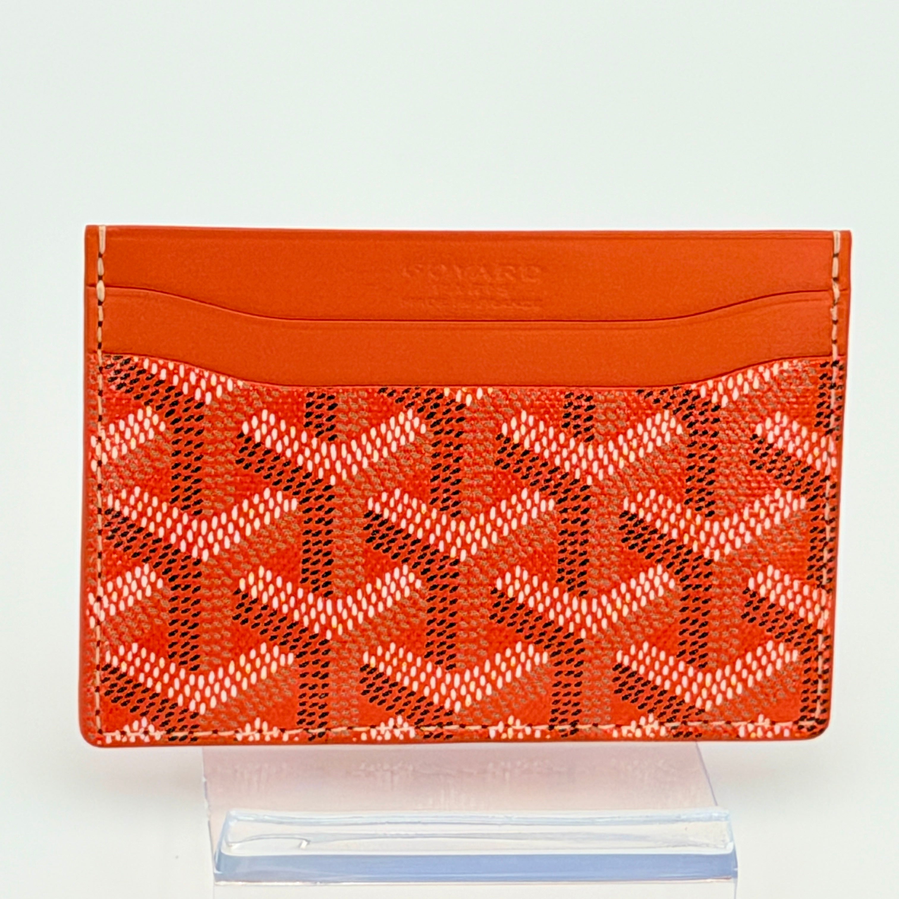 Goyard Saint Sulpice Card Wallet - Orange