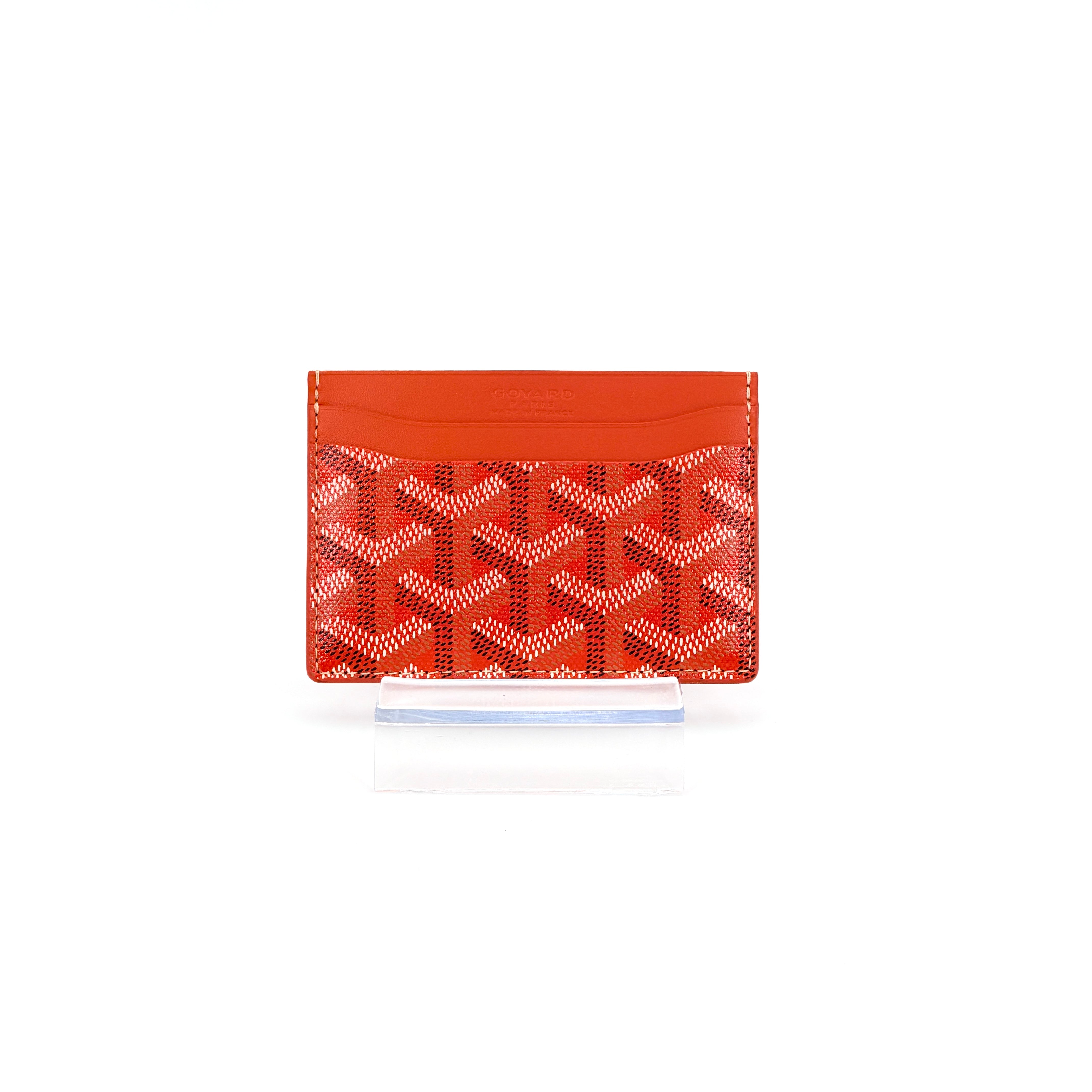 Goyard Saint Sulpice Card Wallet - Orange