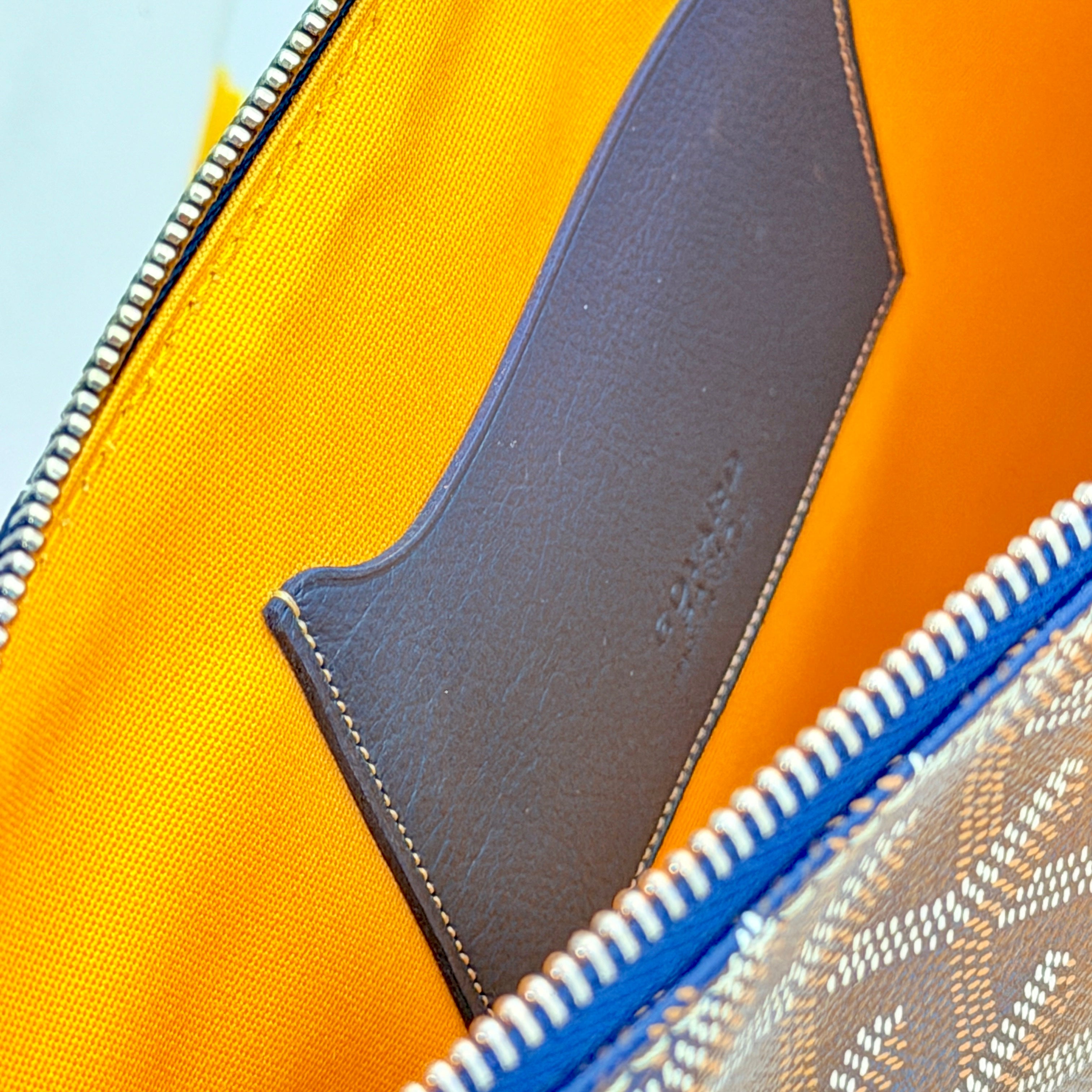 Goyard Senat MM Pouch - Navy Blue