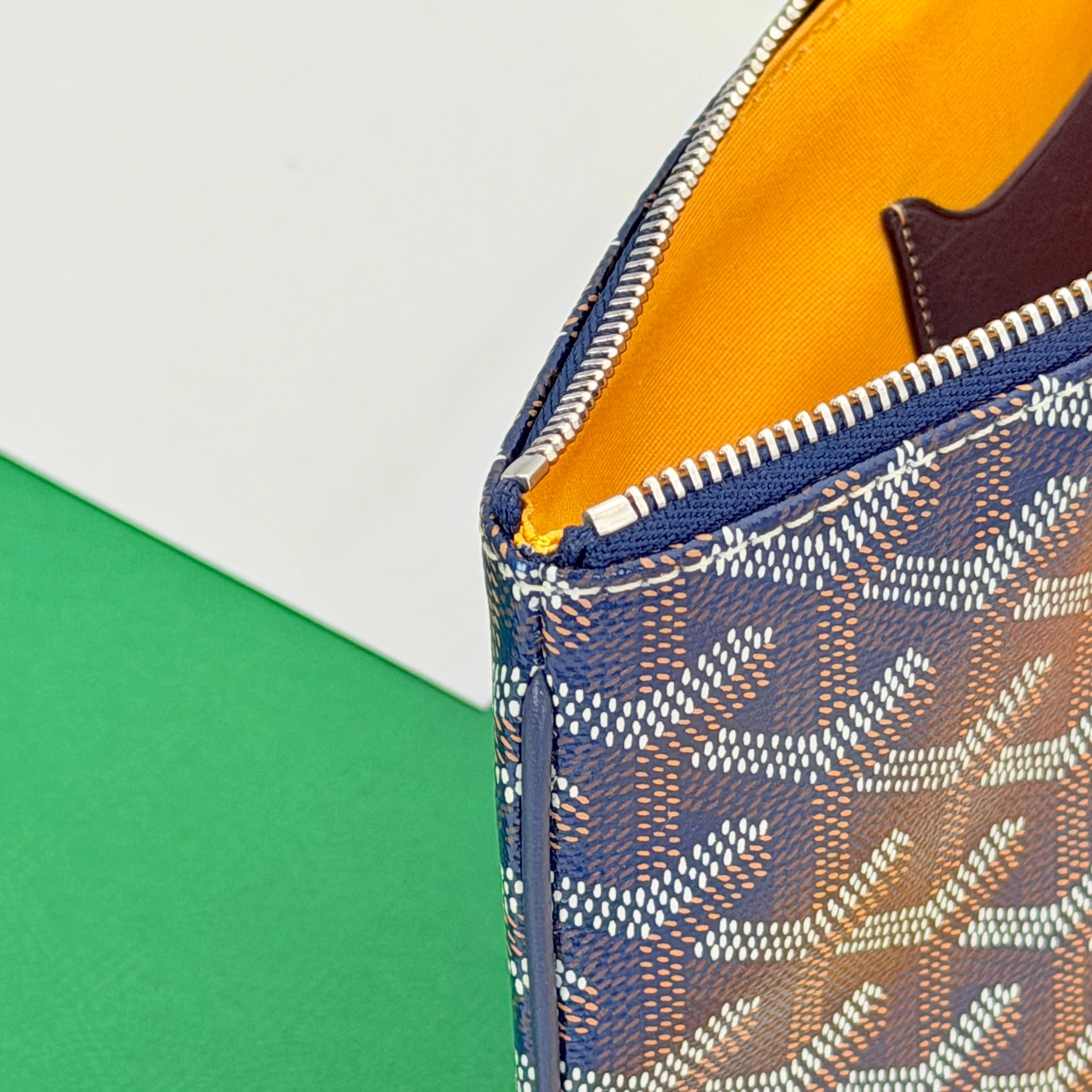 Goyard Senat MM Pouch - Navy Blue