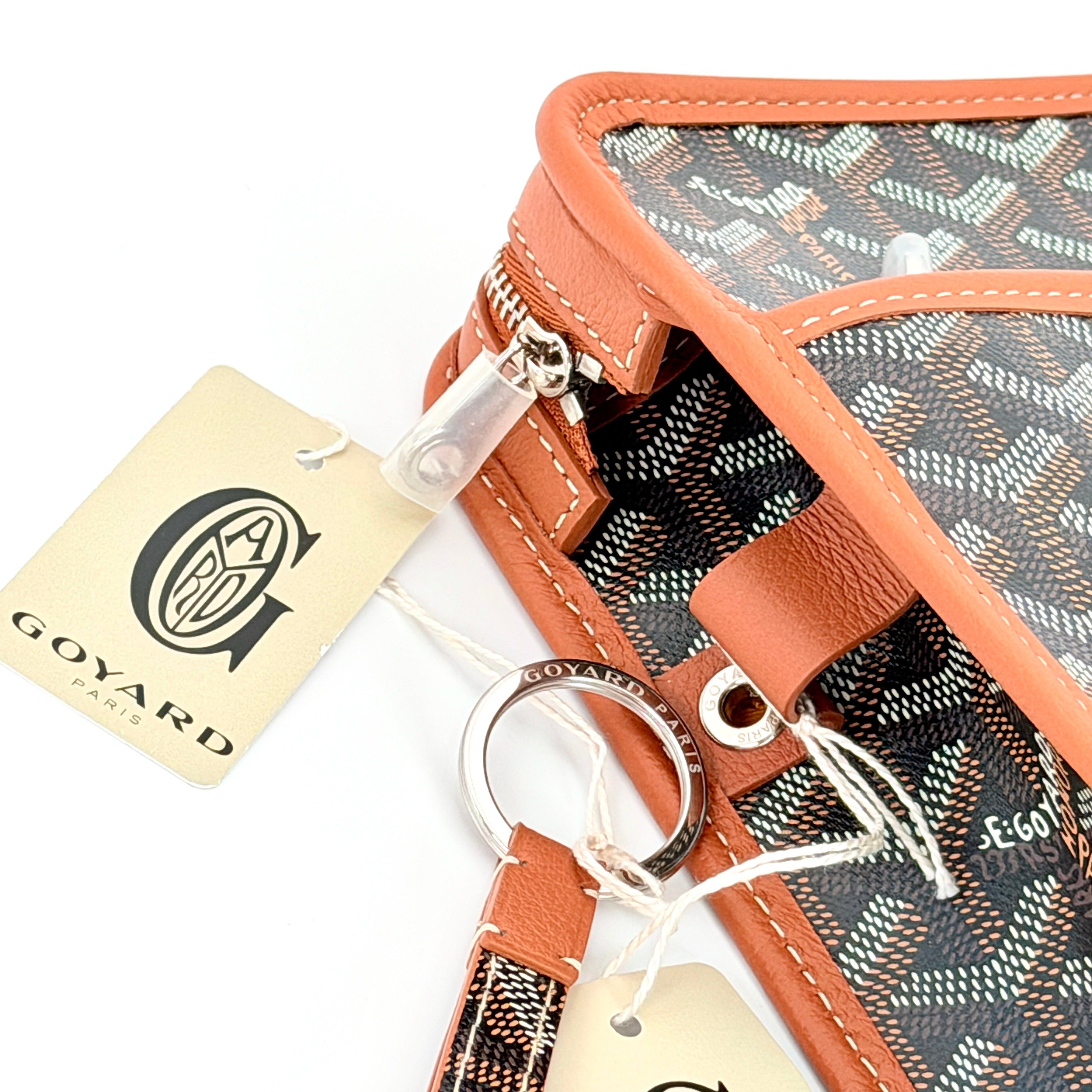Goyard Sesame Keyring - Tan