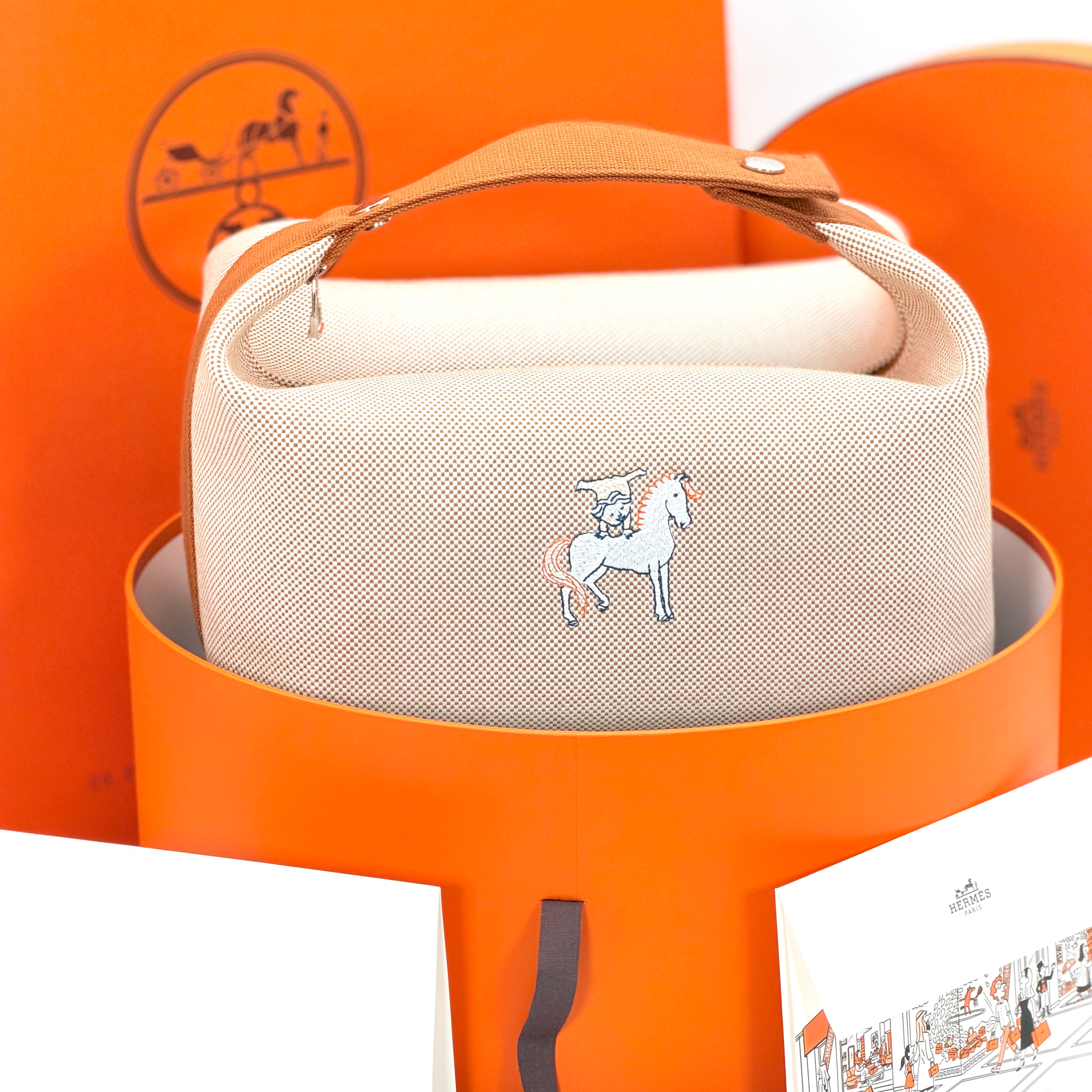 Hermès Bride-a-Brac Cabriole-Biscuit (Large)