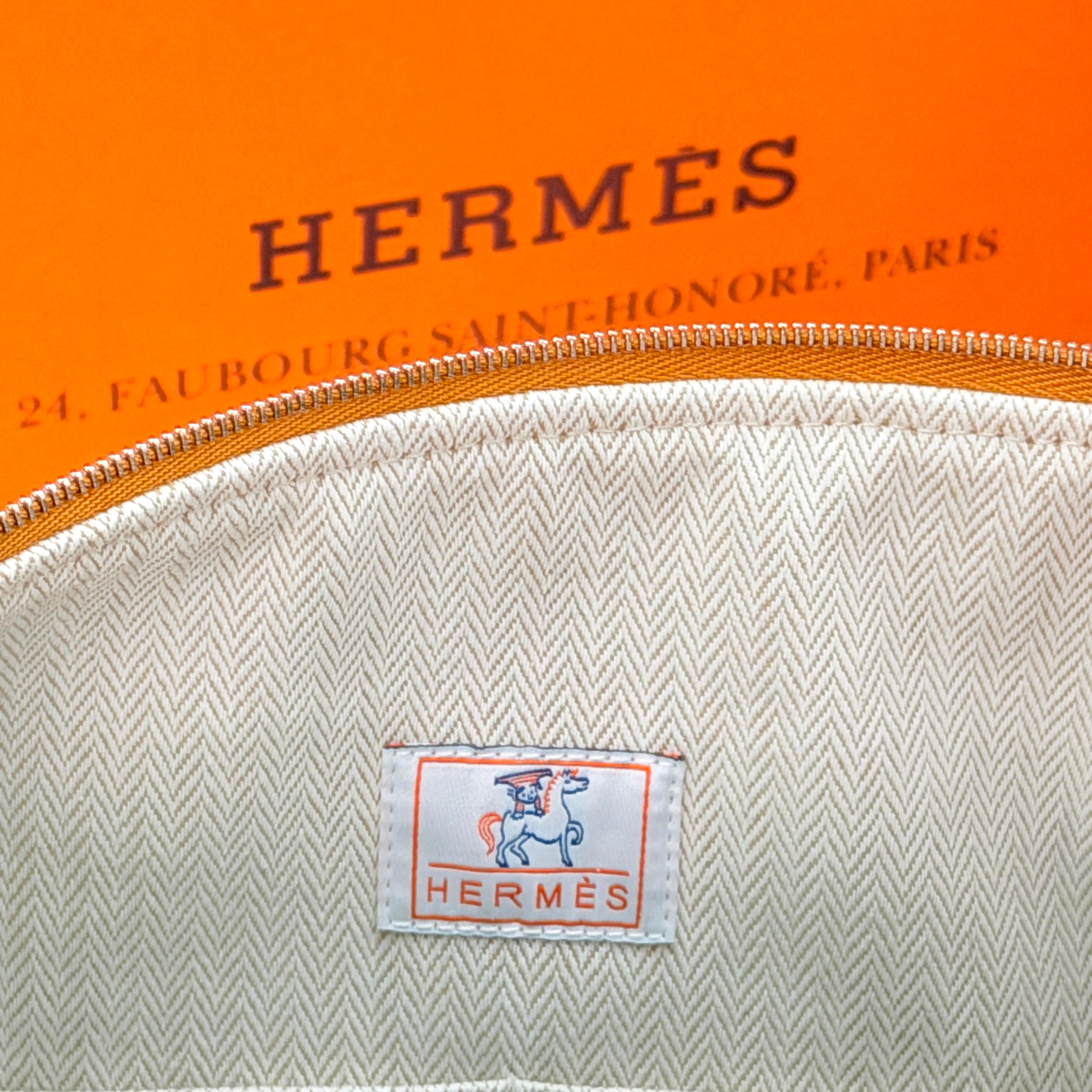 Hermès Bride-a-Brac Cabriole-Biscuit (Large)